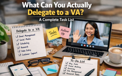 What Can You Actually Delegate to a VA? A Complete Task List